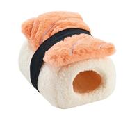 Hamster Cave Bed, Sushi Shape Nest Pet Supplies | Hamster House Bed - for Climbing Resting Hiding Hérisson Sugar Chinchilla