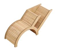 Hamster CHIACHES - Maison d'échelle de Chat en Bois | Gerbil Rats | Jouets de Hamster syrien Accessoires de Cage de Pont en Bois pour Chinchilla Gerbils