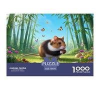 Hamster Chinois 1000 Piece Jigsaw Puzzle for Adults Family Challenge Toys Stress Relief Puzzle Exercise The Memory of The Brain for Adults Gifts 70x50cm/1000pcs