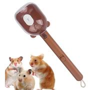 Hamster Clips, Hedgehog Grabbing Clamps, Ergonomic Anti-Bite Design, Escape-Proof Small Pet Holder for Gerbils, Bunnies, Guinea Pigs, Or Cage Maintenance, 12.2x2.76 inches, Brown