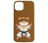 Hamster combatif portant un GI dans la pose de combat 1 - Fan Fun Coque pour iPhone 15 Plus