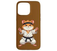 Hamster combatif portant un GI dans la pose de combat 1 - Fan Fun Coque pour iPhone 15 Pro Max