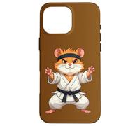 Hamster combatif portant un GI dans la pose de combat 1 - Fan Fun Coque pour iPhone 16 Pro Max