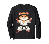 Hamster combatif portant un GI dans la pose de combat 1 - Fan Fun Manche Longue