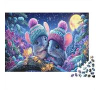 Hamster Confortable Puzzle 1000 Pièces Adulte Moonlit Mates Qualité Supérieure Classique Jeu Éducatif Défi Cadeau De Noël Jeu De Famille 70x50cm/1000pcs