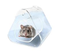 Hamster Cooling House - Full Transparent Instant Cooling Cave, Waterproof Safe Habitat with Heat Dissipation Technology, Small Animal Hideouts, Habitat Decor for Home Dorm Office Apartment Balcony