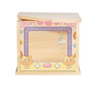 Hamster Dig Box | Hamster Sand Bath Conteneur | Spell Shelter visible pour animaux de compagnie | Décoration d'habitat, accessoires en cage pour hérisson squirrel chinchilla souris activité enrichisse