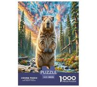 Hamster d'or Puzzle 1000 Pieces Cadeau Unique Jeu Éduchatif Challenge Toy À De Qualité Supérieure Peinture Art pour Adultes Enfants 38x26cm/1000pcs