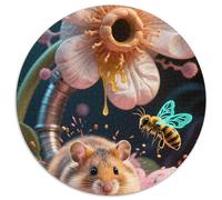 Hamster doré 1000 Piece Jigsaw Puzzle for Adults Family Challenge Toys Stress Relief Puzzle Exercise The Memory of The Brain for Men, Women, Elders, Seniors 1000pcs (67.5x67.5cm)