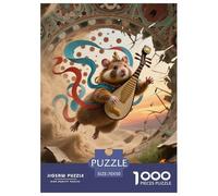 Hamster doré Puzzle 1000 Pièces Cadeau Unique Jeu Éducatif Challenge Toy À De Qualité Supérieure Peinture Art pour Adultes Et Enfants À Partir De 12 Ans 70x50cm/1000pcs