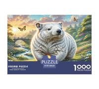 Hamster doré Puzzle 1000 Pieces Cadeau Unique Jeu Éducatif Défi Jouet À De Qualité Supérieure Peinture Art pour Adultes Et Enfants À Partir De 14 Ans 38x26cm/1000pcs
