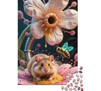 Hamster doré Puzzle De 1000 Pièces De Qualité Supérieure Puzzle Adulte Impossible Activités Familiales Pièces Parfaitement Assorties The Art of Colour 1000pcs (75x50cm)