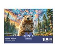 Hamster doré Puzzles 1000 Pièces Cadeau Unique Jeu Éducatif Challenge Toy À De Qualité Supérieure Peinture Art pour Adultes Et Enfants À Partir De 12 Ans 38x26cm/1000pcs