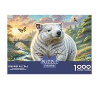 Hamster doré Puzzles 1000 Pieces Cadeau Unique Jeu Éducatif Défi Jouet À De Qualité Supérieure Peinture Art pour Adultes Enfants 38x26cm/1000pcs