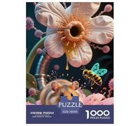 Hamster doré Puzzles 1000 Pieces Cadeau Unique Jeu Éducatif Défi Jouet À De Qualité Supérieure Peinture Art pour Adultes Et Enfants À Partir De 12 Ans 70x50cm/1000pcs