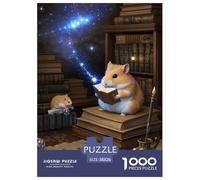 Hamster doré Puzzles 1000 Pièces Cadeau Unique Jeu Éducatif Défi Jouet À De Qualité Supérieure Peinture Art pour Adultes Et Enfants 38x26cm/1000pcs