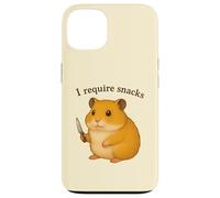 Hamster drôle, J'Ai Besoin de Snacks, Animal, Maman, Papa Coque pour iPhone 13