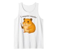 Hamster drôle, J'Ai Besoin de Snacks, Animal, Maman, Papa Débardeur