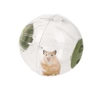 Hamster Exercise Ball | Green PP & Polystyrene 18,5 cm | Running Wheel Cage Toy, Small Pet Roller | Safe Rolling Fun For Hamsters, Squirrels, And Golden Bears