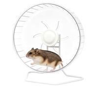 Hamster Exercise Wheel - Silent Running Spinner, Transparent Pet Roller