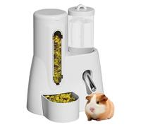 Hamster Feeder et Waterer, Hamster Water Dispensver - Bouteille d'eau de cage d'alimentation automatique - 2 po en 1 pas de fournitures d'alimentation à goutte, accessoires de cage furet de grande cap