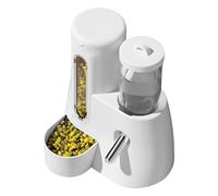 Hamster Feeder et Waterer, Hamster Water Dispensver, Dispensateur automatique des aliments pour l'alimentation, 2 po en 1 pas de fournitures d'alimentation à goutte, accessoires de cage furet de grand