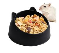 Hamster Feeding Bowl, Small Animal Food and Water Dish, Anti Tip Design, Compact Accessory, Small Pets Ceramic Bowl, Perfect for Hamsters, Guinea Pigs, Other Pet, 5.12x2.68 in