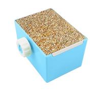 Hamster Food Bowl, Small Pet Meal Dispenser, Fixable Water, Hamster Cage Feeder for Hedgehog, Bunny, and Animals, Easy to Attach and Clean, 2.95x2.56x4.13 inches