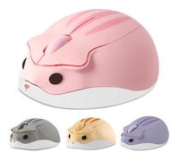 Hamster Forme Souris silencieuse sans Fil Mignon Mini Portable Voyage Animal Souris Souris Optique USB sans Fil pour Ordinateur