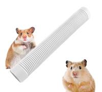 Hamster Fun Tunnel - 3.94x3.94x39.37 inch Ferrets Training Tunnel, Foldable Tube Pet Hideaway, Space Saving Chew Toys | Hideoutt for Small, Sized, Animals Like Hamsters