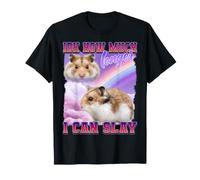 Hamster Funny Meme Internet Culture Gen Z Sarcastique T-Shirt