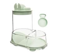 Hamster Futter- und Wassernapf - Automatischer Futternapf und Wasserbehälter | Transparenter Vorratsbehälter mit Großem Fassungsvermögen - Für Kleintiere wie Hamster Mäuse Igel Wellensittiche Chinchil