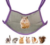 Hamster Hamac, lit pour hamster, nid respirant, balançoire, jouets d'escalade, enrichissement pour dormir, se cacher, faire de l'exercice, explorer les petits animaux de compagnie