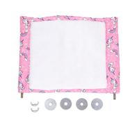 Hamster Hamac Maison Double Couche Doux Chaud Oiseau Lit Suspendu avec Support de Perche pour Perroquet Petit Animal de (Grand 30x2 4cm/11,81x9,44 Pouces)