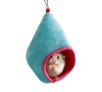 Hamster Hammock | Hangable Small Pet Hammock Bed | Soft Hanging Cage Decoration for Hamsters Mice and Small Animals | Resting Sleeping Swing Bed | Enrichment Comfort Accessory for Indoor Cage Out