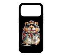 Hamster Hammy Granny Square Crochet Yarn Lover Lover Coque pour iPhone 17 Pro Max