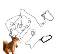 Hamster Harness - Animal Outdoor Traction Strap with Bell