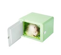 Hamster Heated Bed, Small Pet Nest, Cozy Warm Energy Efficient Portable Thermal Secure Compact Space Saving Easy to Clean Pet Heater for Hamster, 6.1x4.96x4.33 inches, Green