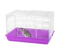 Hamster House, Large Ferret Hideaway, Ventilated Gerbil Habitat, Detachable Bottom Pet Shelter, Small Animal Sleeping Home for Hamsters, Guinea Pigs, Chinchillas, Indoor Cage