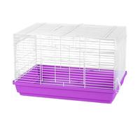 Hamster House, Pet Cage Accessories, 18.5x11.81x11.81 inches Ventilated and Breathable, Detachment Bottom Design, Detachable Bottom Cage for Easy Cleaning (Orange, Purple, Gray)