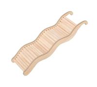 Hamster Jouet Pont Échelle Suspendue pour Grimper Structure en Bois Naturelle Adaptée Aux Activités de Petits Animaux Domestiques Usage Familial Décor, Grand