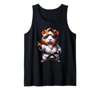 Hamster Karate Cool En Kimono Avec Lunettes Débardeur