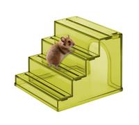 Hamster Ladder - 1xHamster Fence | Hamster Bridge | Wooden Climbing Toy for Small Pets | 2 in 1 Anti-Slip Climbing Nesting House | Hamster Playground Accessories | Pet Cage Tunnel Ramp for Mice