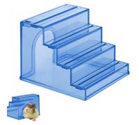 Hamster Ladder - Antislip Ladder Hamster Hut | Small Animal Cage Ladders | 2 in 1 Habitat Landscape Toys Anti-Slip for Reptile Breeding Exercise Foraging Game Chewing Needs Nesting Playtime