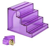 Hamster Ladder - Antislip Ladder Hamster Hut | Small Animal Cage Ladders | 2 in 1 Habitat Landscape Toys Anti-Slip for Reptile Breeding Exercise Foraging Game Chewing Needs Nesting Playtime