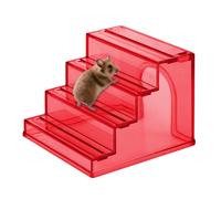 Hamster Ladder House - 2 En 1 Rampe De Nidification De L'escalade Antidérapante, Petite Cage De Compagnie Pour Animaux De Compagnie Furniture | Cire D'exploration Jouet Pour L'espace De Reptile De Sou