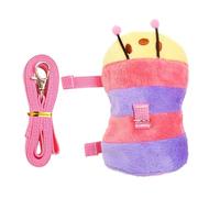 Hamster Lead Rope, Bunny Traction Rope, 43.31 inches, Adjustable Harness, Comfortable Outdoor Training Gear, Caterpillar Walking Vest for Small Pets Like Hedgehog Squirrel Raccoon Puppy