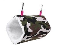 Hamster Lit hamac pour animal domestique, motif camouflage, oiseau et rat, tunnel à suspendre, nichoir pour petits animaux, fabrication créative et exquise. Durabilité