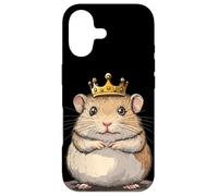 Hamster Mignon avec Couronne pour Les Amoureux des Animaux de Compagnie et du Royaume Coque pour iPhone 17