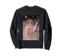 Hamster Mignon Rose drôle Rich Girl Vibes Glam Pet Sweatshirt